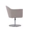 Manhattan Comfort Voyager Swivel Adjustable Accent Chair in Barley and Brushed Metal AC051-BA - alternate 5